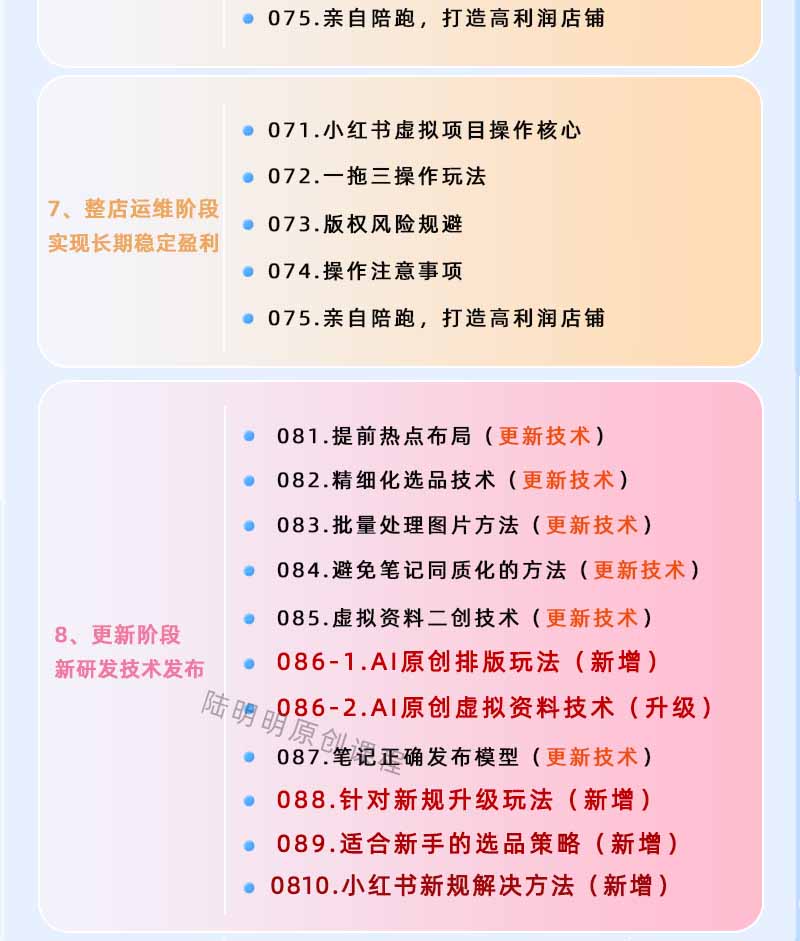 图片[4]万象阁-VIP网课-网赚项目-创业项目-精品资源-技能教程小红书虚拟项目特训班9.0，全面拥抱AI，批量产出原创PPT货源，单品/单店纯利润几万到几十W万象阁-VIP网课-网赚项目-创业项目-精品资源-技能教程万象阁