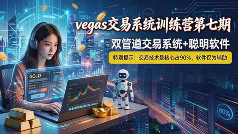 【海外美金AI搬砖】Vegas交易技术+聪明软件， 黄金期货日赚50-1000U， 长期稳定，小白轻松上手万象阁-VIP网课-网赚项目-创业项目-精品资源-技能教程万象阁