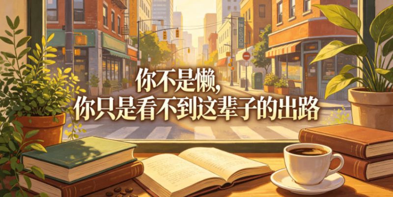 付费文章：你不是懒，你只是看不到这辈子的出路万象阁-VIP网课-网赚项目-创业项目-精品资源-技能教程万象阁