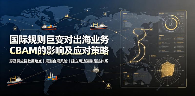 国际规则巨变对出海业务CBAM的影响及应对策略，帮助企业穿透供应链数据堵点，规避合规风险万象阁-VIP网课-网赚项目-创业项目-精品资源-技能教程万象阁