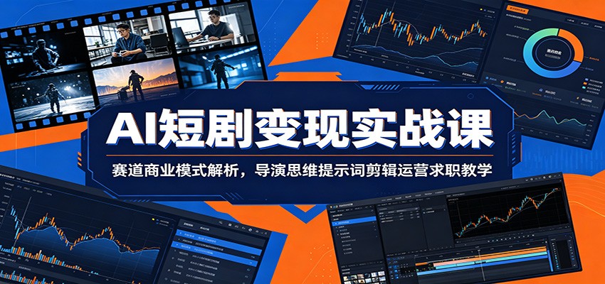 图片[1]万象阁-VIP网课-网赚项目-创业项目-精品资源-技能教程AI短剧变现实战课：赛道商业模式解析，导演思维提示词剪辑运营求职教学万象阁-VIP网课-网赚项目-创业项目-精品资源-技能教程万象阁