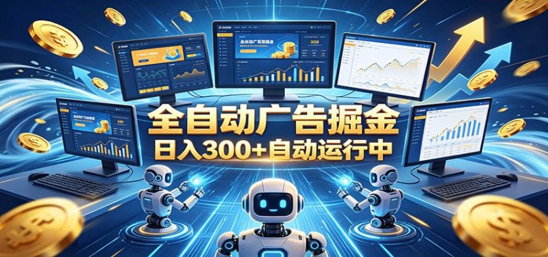 自动广告G机,日入300+,正规平台,广告浏览获益,时间自由,适合各类人群日常增收万象阁-VIP网课-网赚项目-创业项目-精品资源-技能教程万象阁