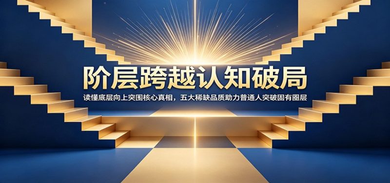 阶层跨越认知破局:读懂底层向上突围核心真相,五大稀缺品质助力普通人突破固有圈层万象阁-VIP网课-网赚项目-创业项目-精品资源-技能教程万象阁