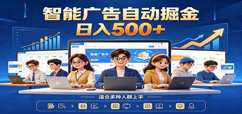 AI风口项目，全程解放双手，后台自动运行赚取收益，每天稳定收益500+万象阁-VIP网课-网赚项目-创业项目-精品资源-技能教程万象阁